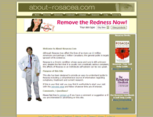 Tablet Screenshot of about-rosacea.com